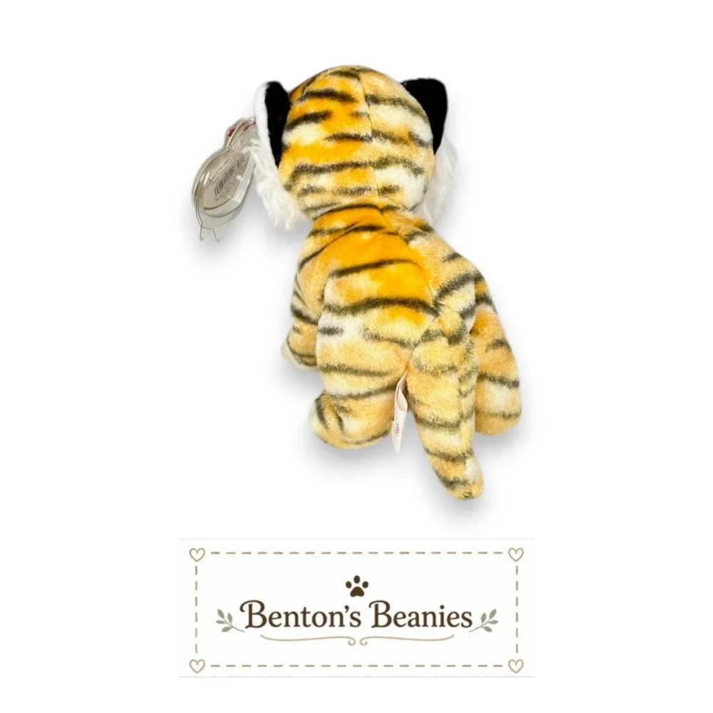 Tiggs the Tiger Ty Beanie Baby | Baby Bamboo Prowler 🐅 | Mint Heart Tag ⭐